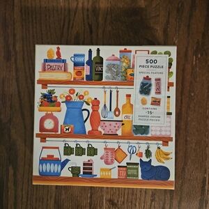 Galison Vibrant Kitchen Shelf Jigsaw Puzzle - 500 Pieces